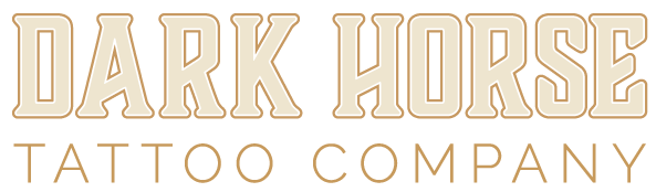Dark Horse Tattoo Company Logo